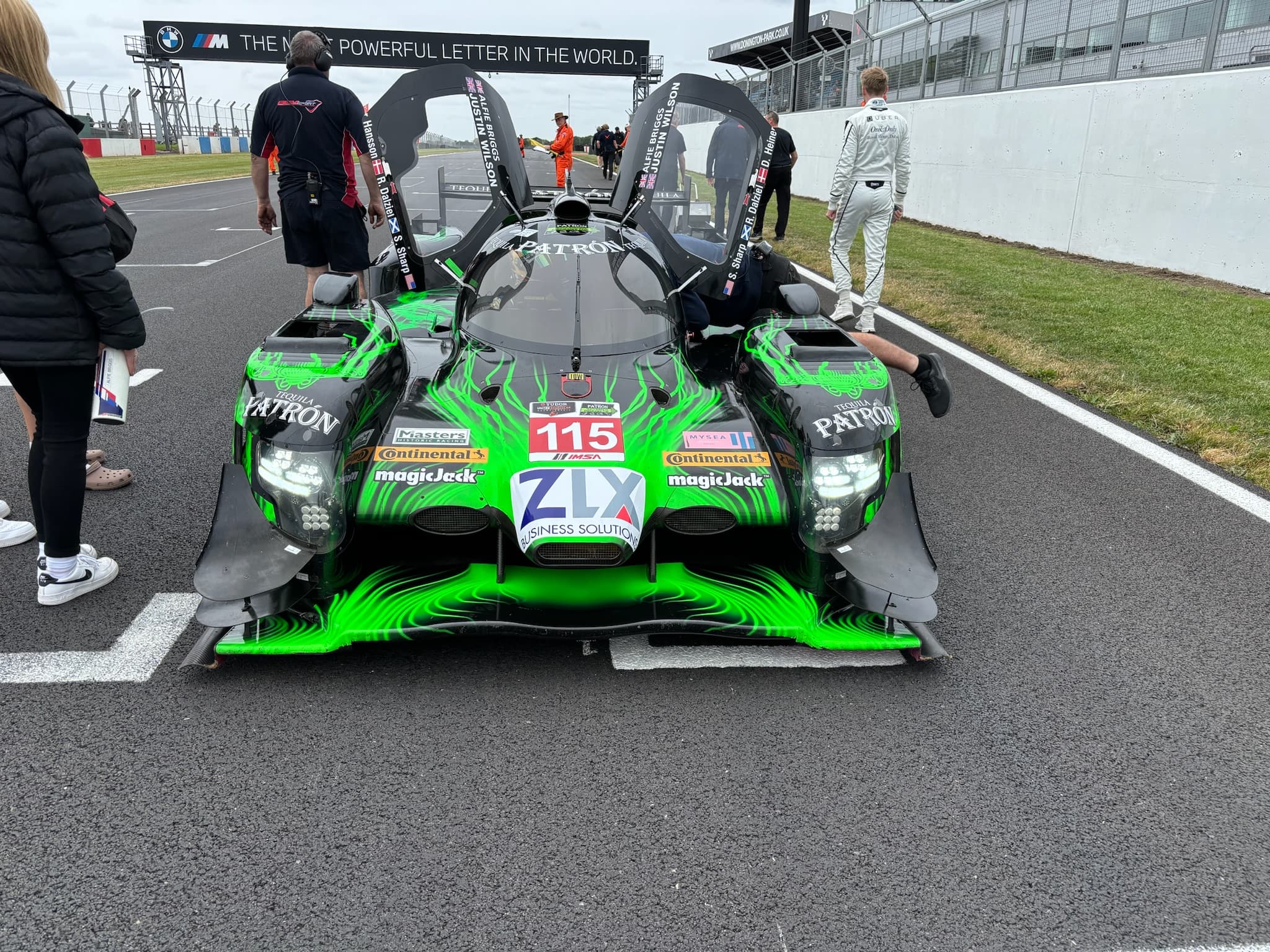 LMP2 prototype — front view on circuit