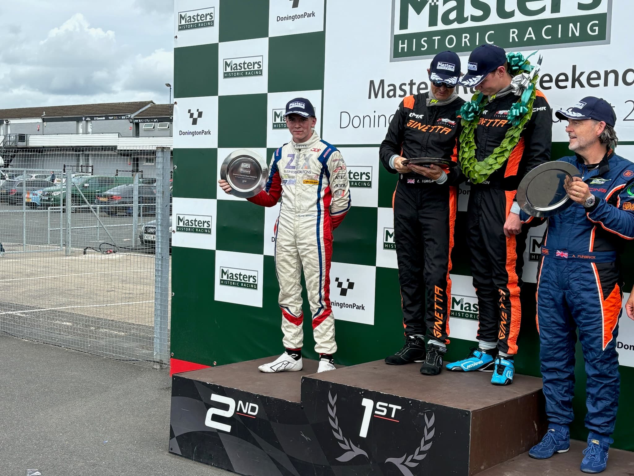 Podium — Masters at Donington Park